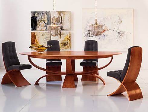 Vita Oval Dining Table and Chairs by Thomas Moser